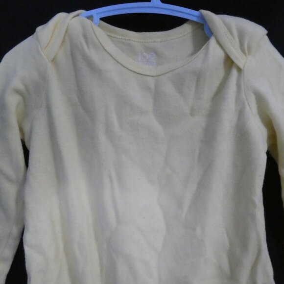 JOE FRESH - Baby | 18-24 months | Yellow Long Sleeve Bodysuit | Snap Bottom - Picture 4 of 15